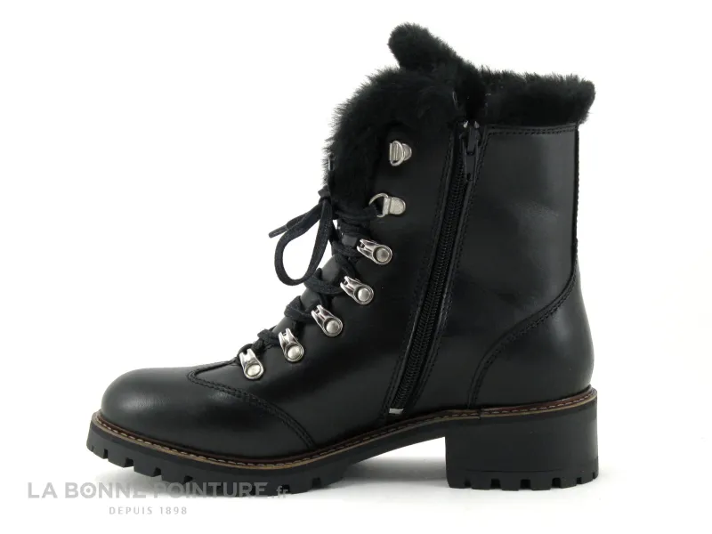 Achat chaussures Hooper Femme Boots, vente Hooper ALBE noir - Bottine noire Femme