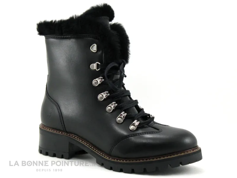 Achat chaussures Hooper Femme Boots, vente Hooper ALBE noir - Bottine noire Femme