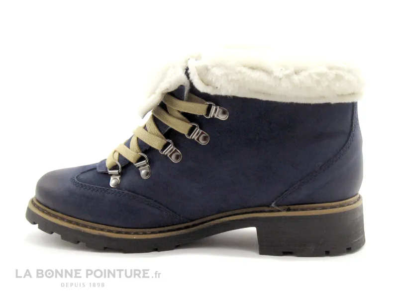 Achat chaussures Hooper Femme Chaussure montante, vente Hooper HANKO Marine - fourrure - Boots femme