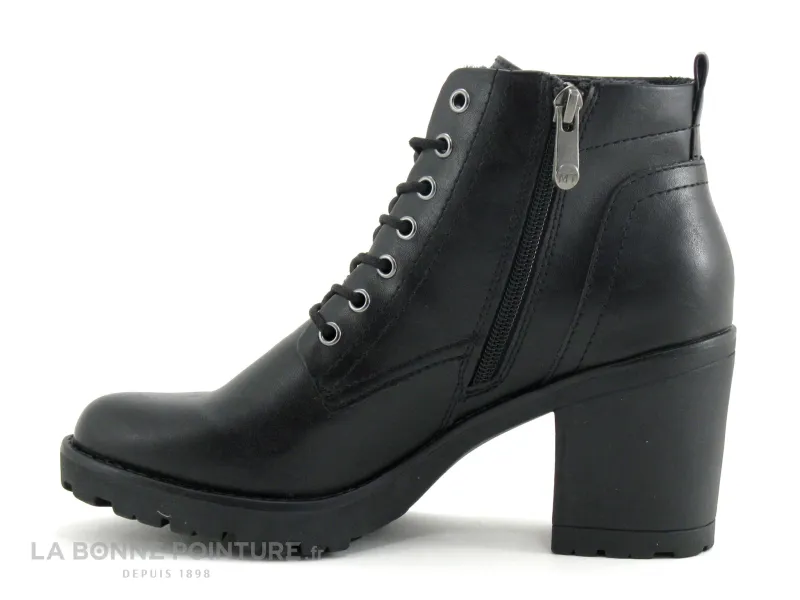 Achat chaussures Marco Tozzi Femme Boots, vente Marco Tozzi 2-25204-33 Black - Boots noires talon haut large