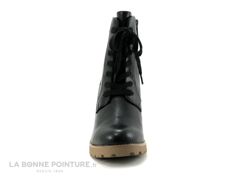 Achat chaussures Marco Tozzi Femme Boots, vente Marco Tozzi 2-25204-41 Black Nature - Bottine verte - Talon large