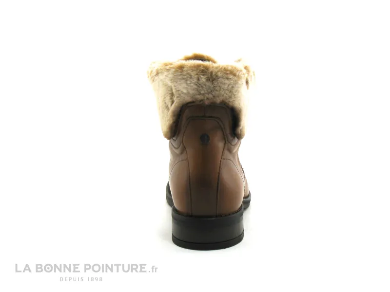 Achat chaussures Moran's Femme Boots, vente Morans BADICE Marron - Col fourrure - Chaussure montante Femme