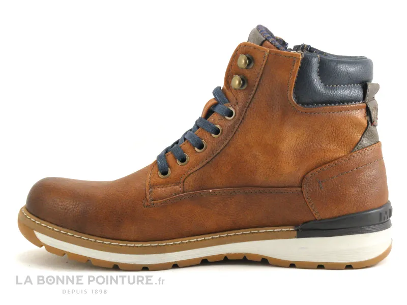 Achat chaussures Mustang Shoes Homme Boots, vente Mustang 4141 502 307 Cognac - Boots Homme marron