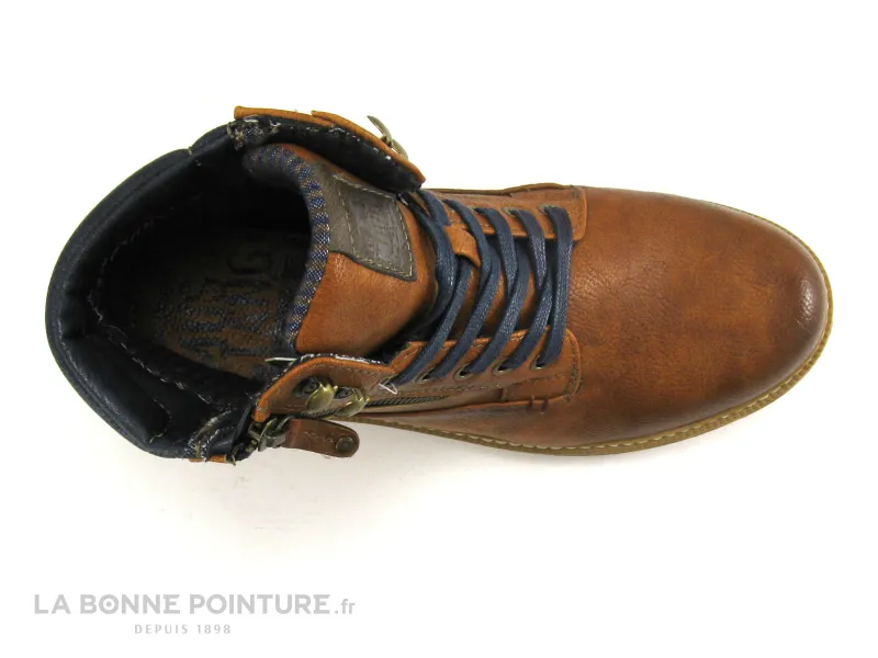 Achat chaussures Mustang Shoes Homme Boots, vente Mustang 4141 502 307 Cognac - Boots Homme marron