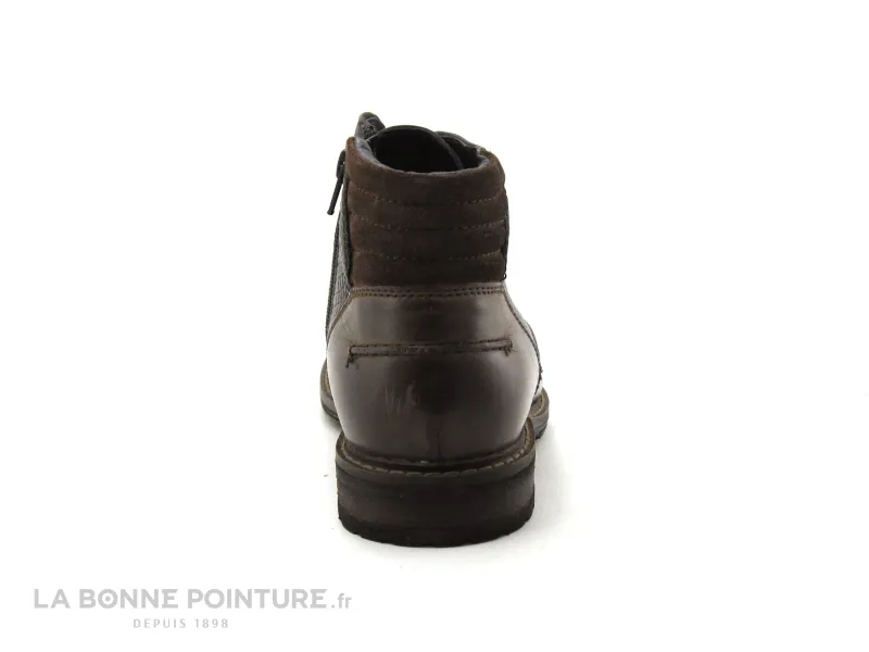 Achat chaussures Point d Orgues Homme Boots, vente Point d Orgues AUSSIE - Bleu marine - Marron - Boots Homme