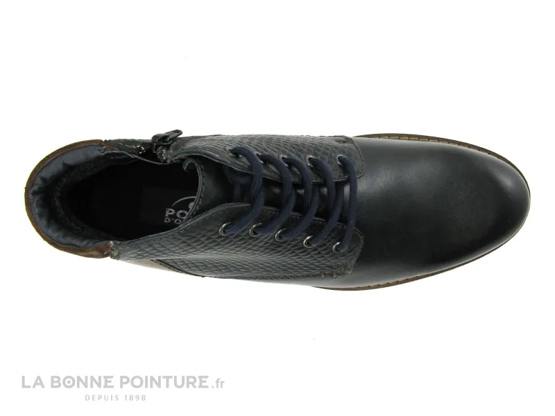 Achat chaussures Point d Orgues Homme Boots, vente Point d Orgues AUSSIE - Bleu marine - Marron - Boots Homme