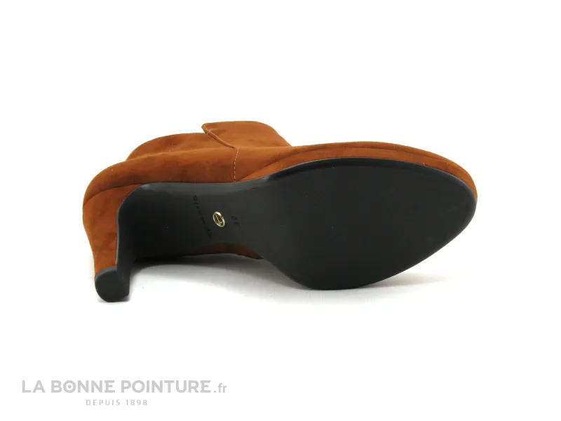 Achat chaussures Tamaris Femme Boots, vente Tamaris 1-25316-25 brandy - Bottine marron rouille - talon haut