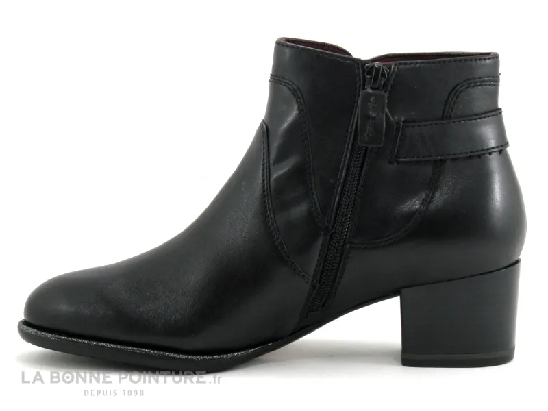 Achat chaussures Tamaris Femme Boots, vente Tamaris 1-25361-23 Black - Boots noires talon large