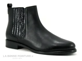 Achat chaussures We Do Femme Boots, vente We Do CO99223DB Noir - Bottine Femme avec Zip et Elastique