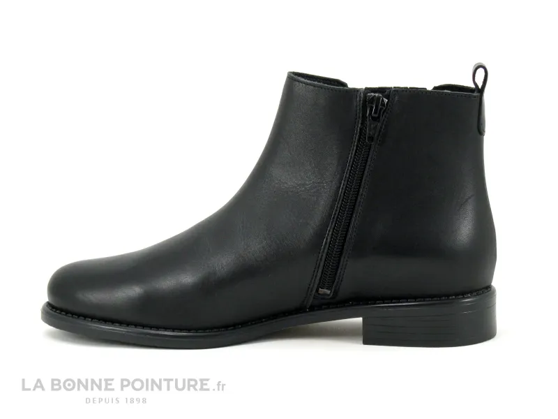 Achat chaussures We Do Femme Boots, vente We Do CO99223DB Noir - Bottine Femme avec Zip et Elastique