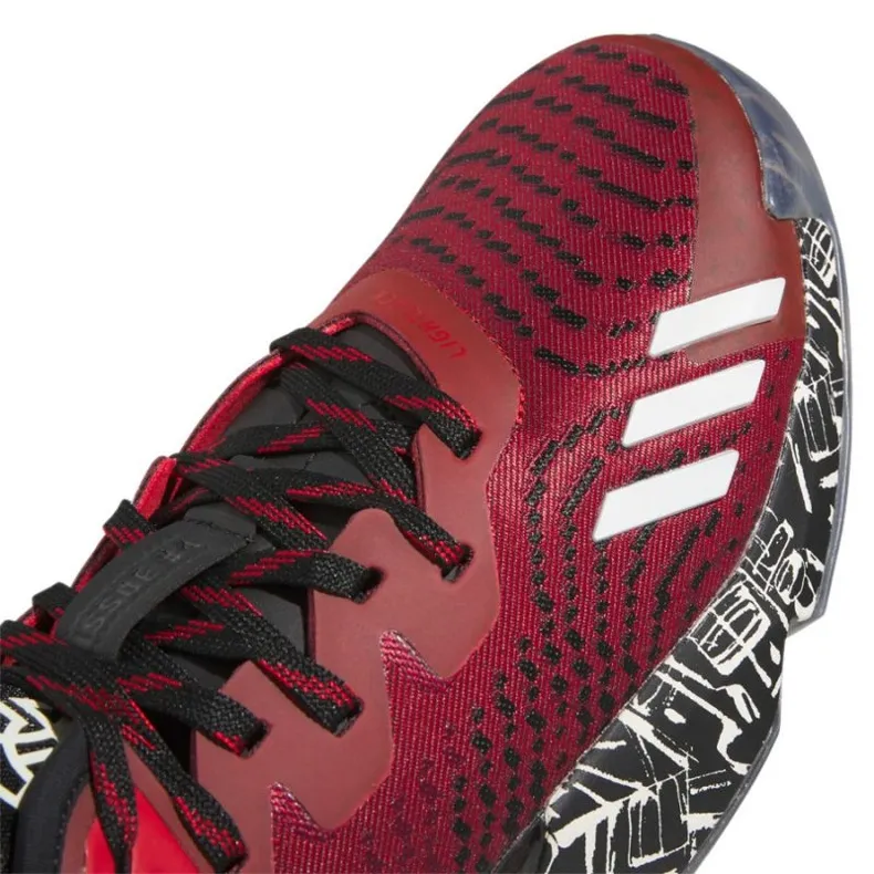 Adidas DONIssue 4 IF2162 chaussures de basket rouge bordeaux