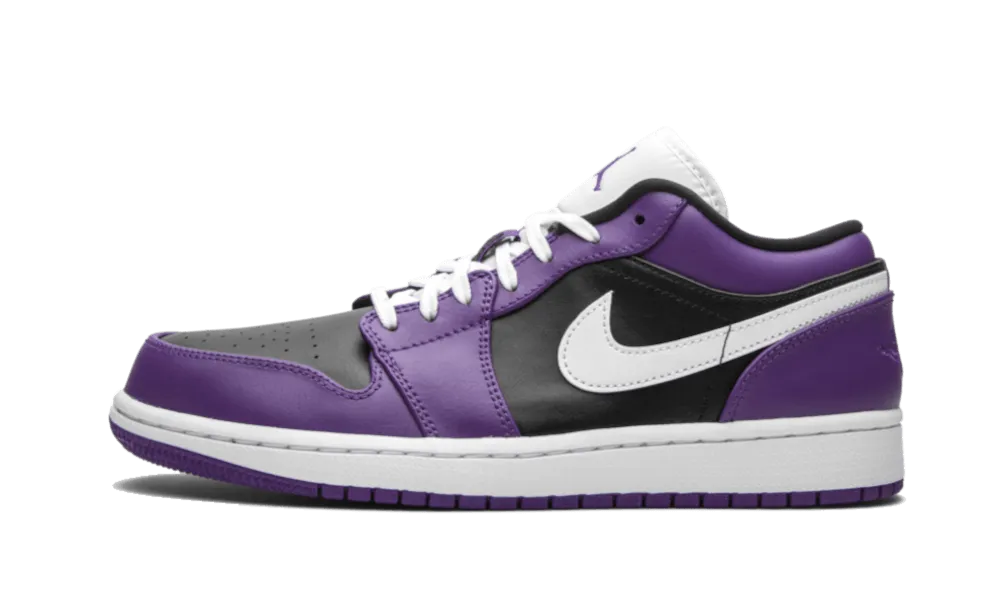 Air Jordan 1 Low Court Purple Black