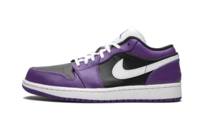 Air Jordan 1 Low Court Purple Black