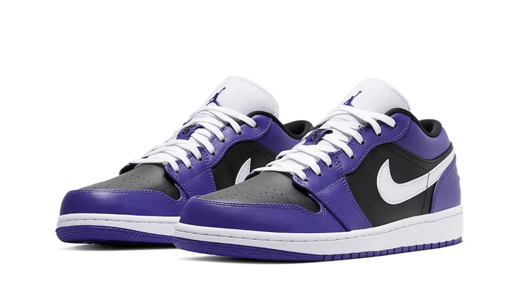 Air Jordan 1 Low Court Purple Black