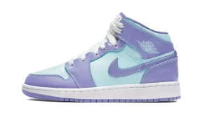 Air Jordan 1 Mid Purple Aqua