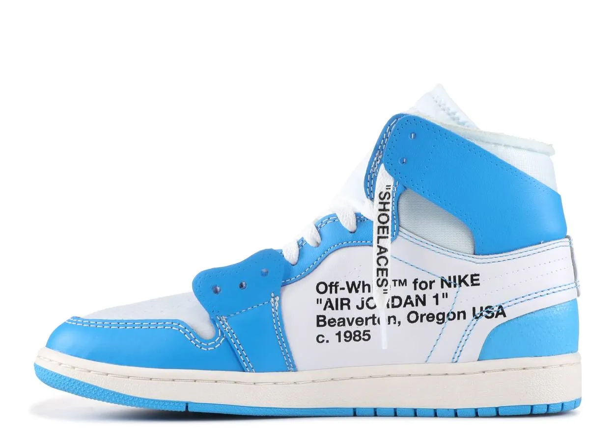 Air Jordan 1 Retro High Off-White University Blue