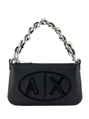 Armani Exchange A|X Mini Sac À Main, Avec Bandoulière Noir - Achetez À Prix Outlet!