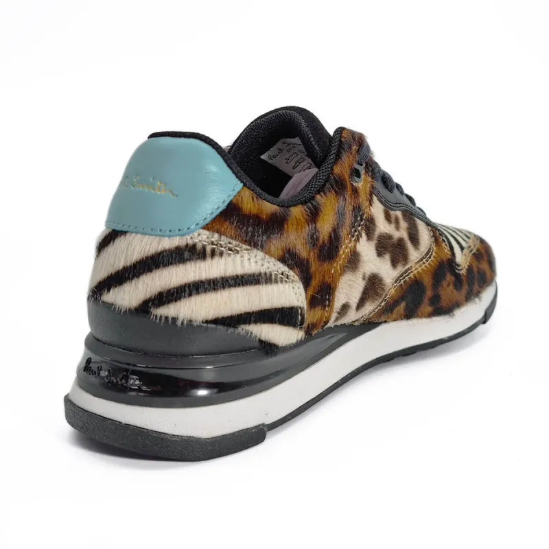 Basket tendance en cuir façon pony - Paul Smith - Scarpe