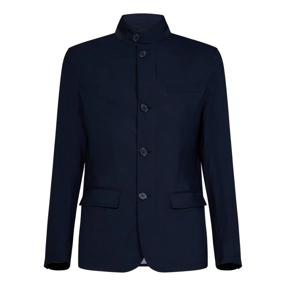 Blazer Bleu SS23 à Boutonnage Simple