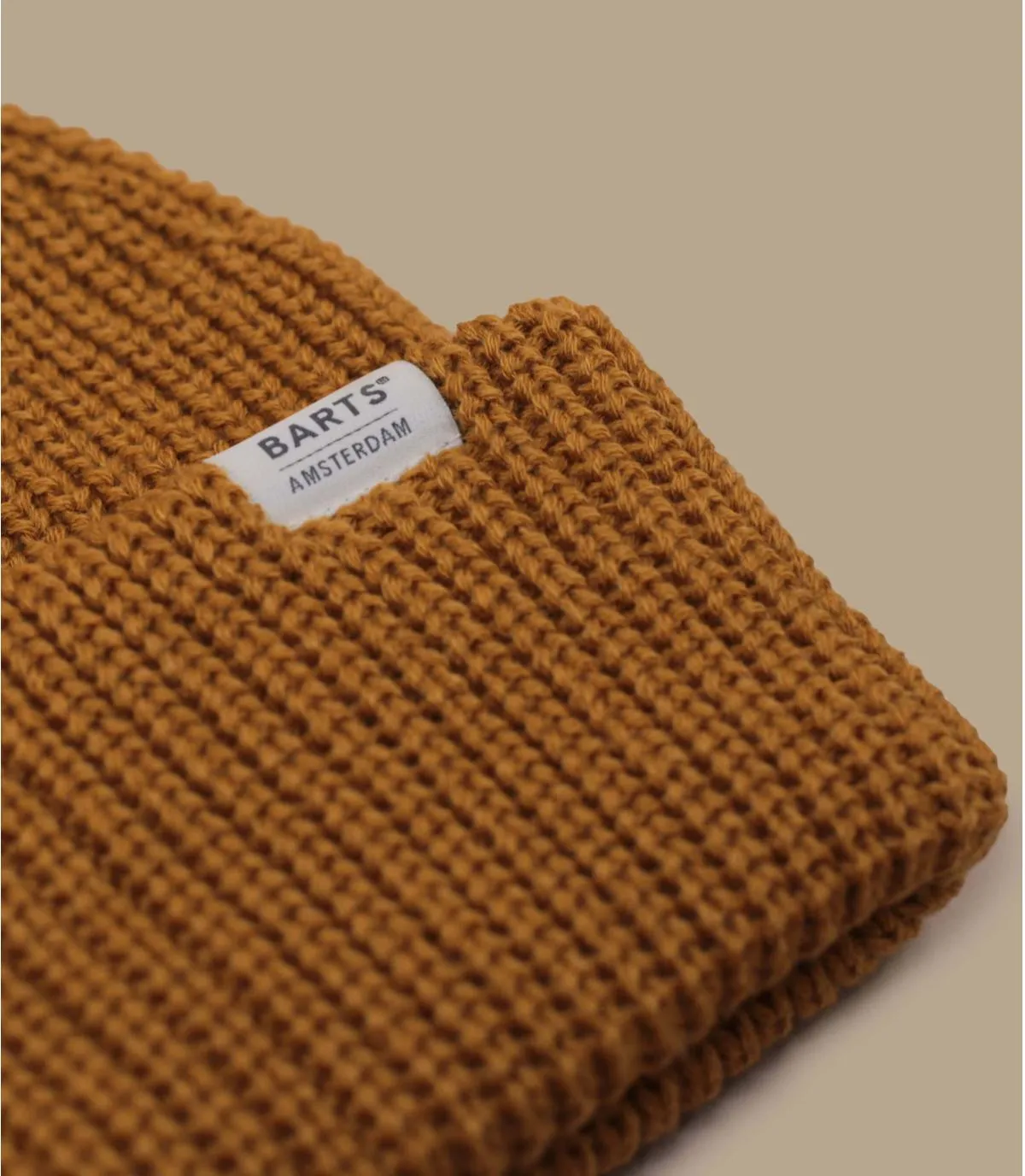 bonnet revers jaune - Dervali Beanie ochre Barts : Headict