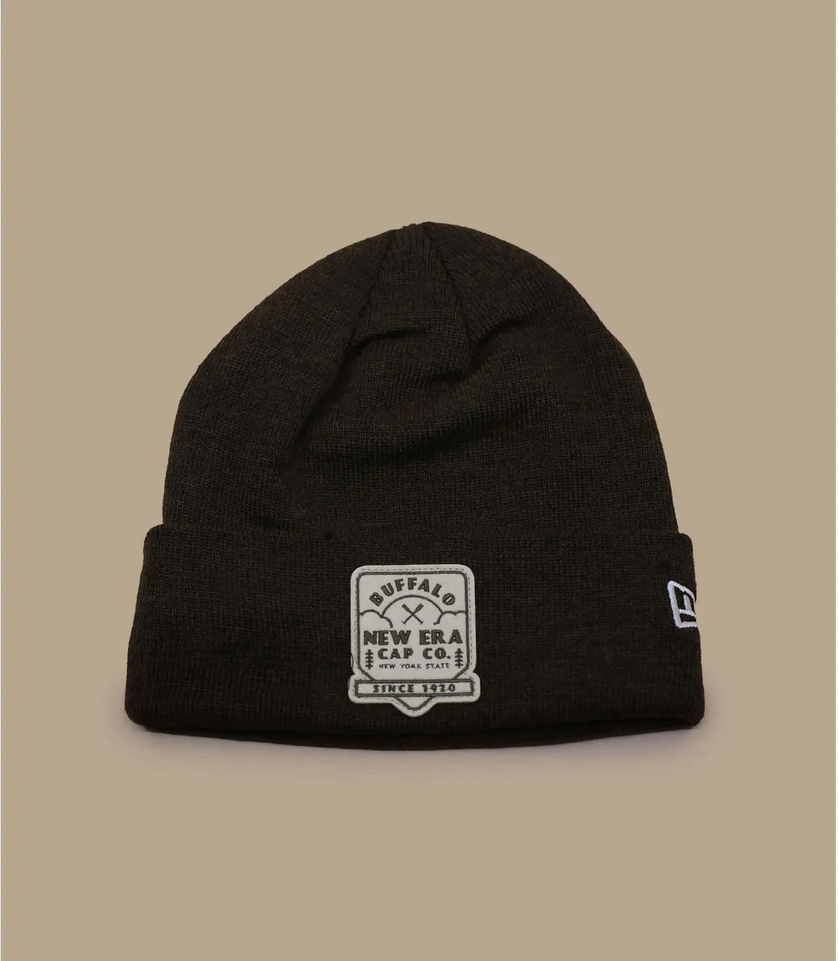 bonnet revers marron - NE Beanie walnut New Era : Headict