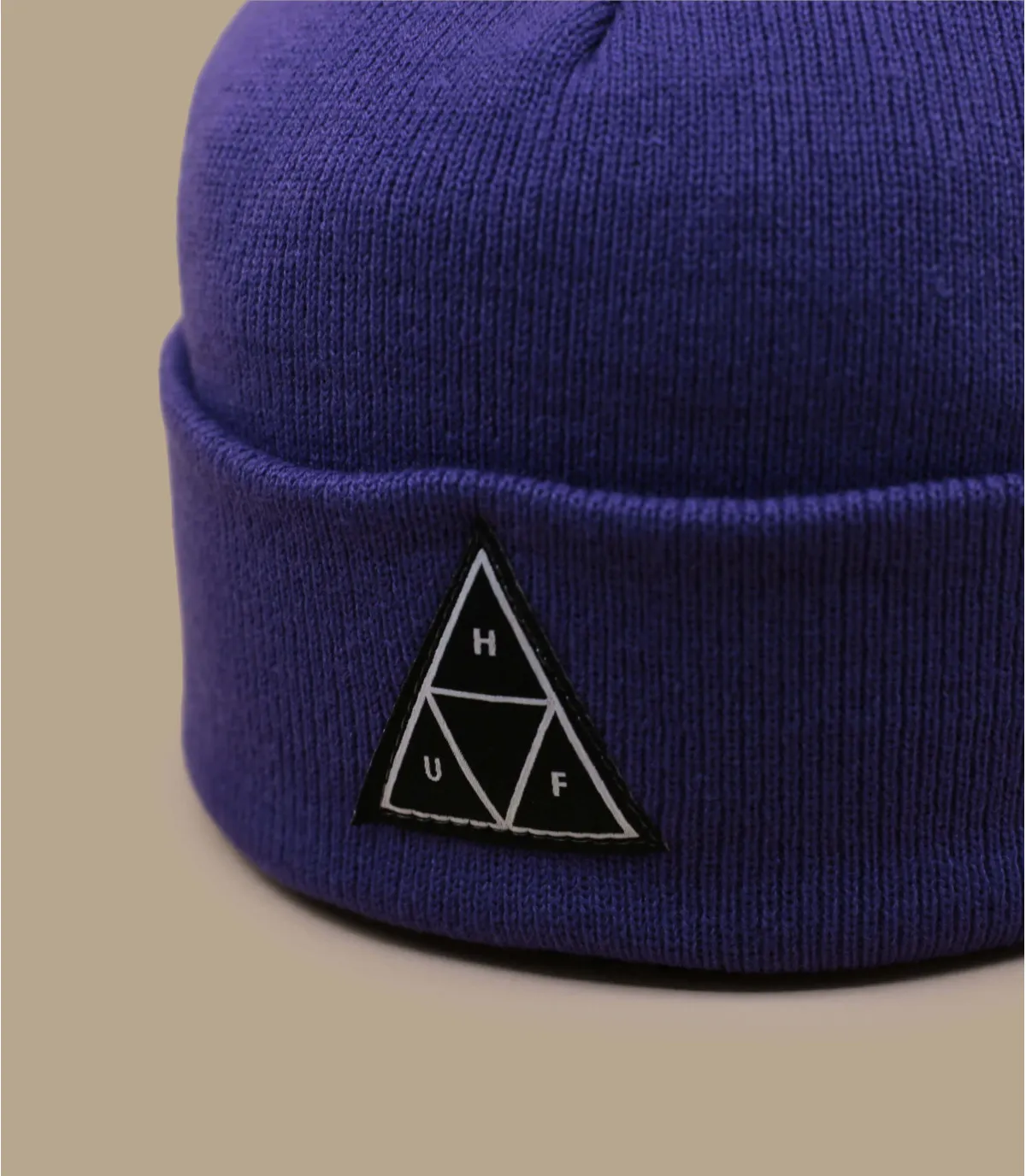 bonnet revers violet - TT Cuff Beanie purple Huf : Headict