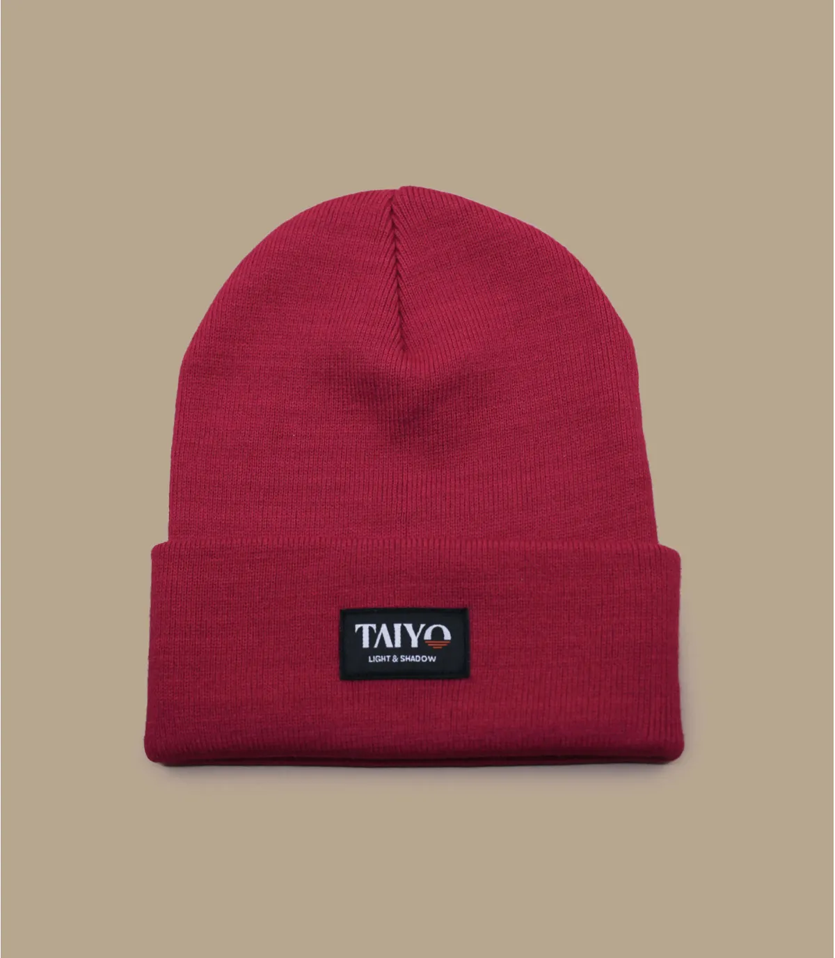 bonnet rouge écologique - Tessy Cuff Beanie red Taiyo : Headict