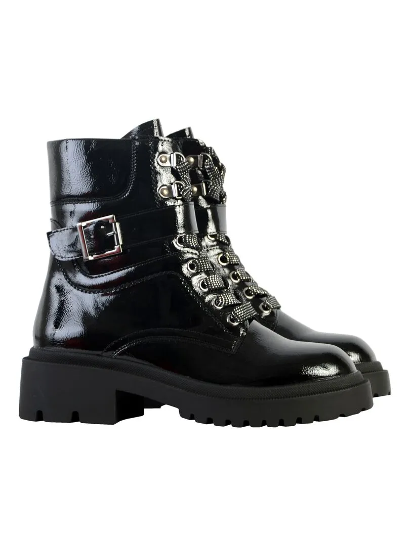 Boots Cuir The Divine Factory - Noir