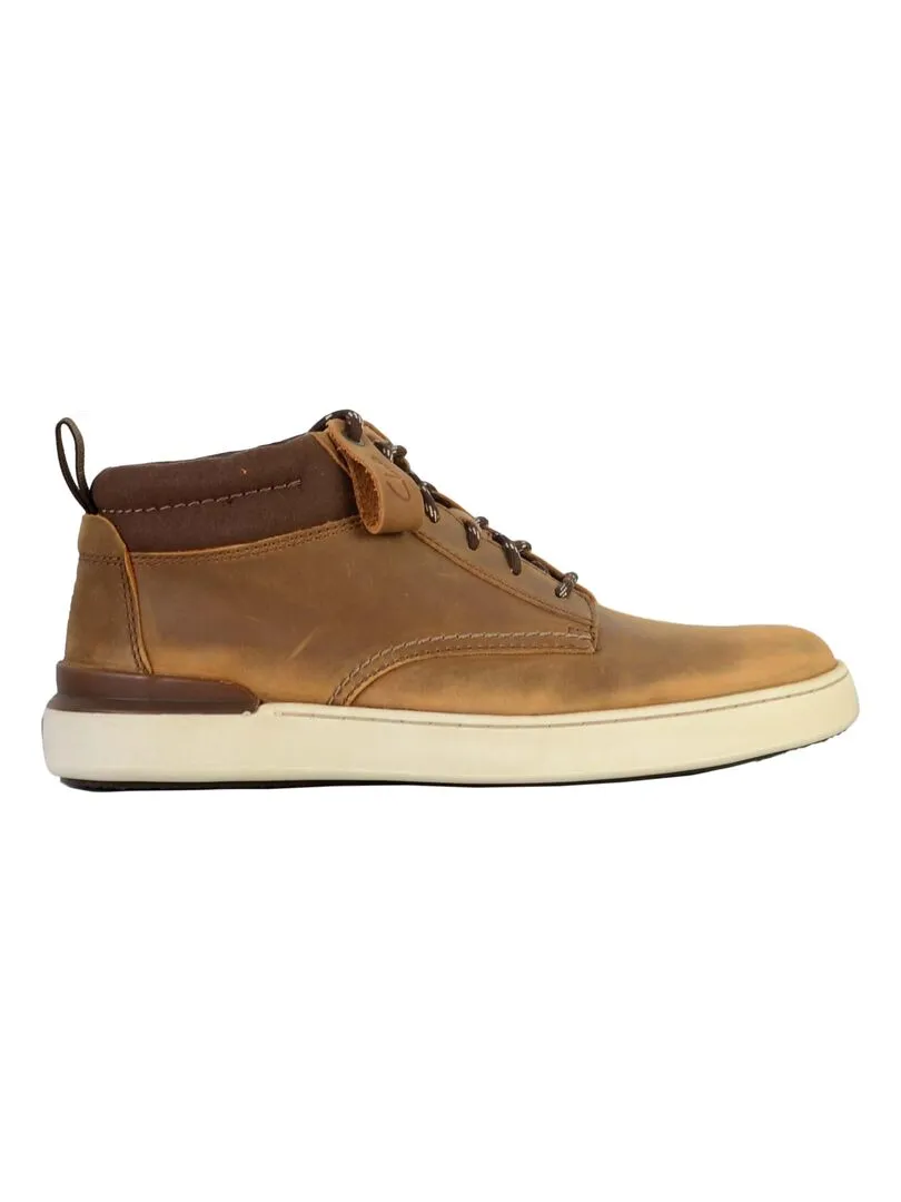 Bottine Cuir Clarks Scene Zip - Marron