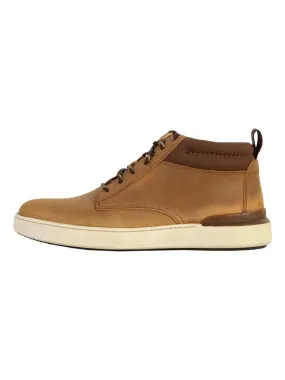 Bottine Cuir Clarks Scene Zip - Marron