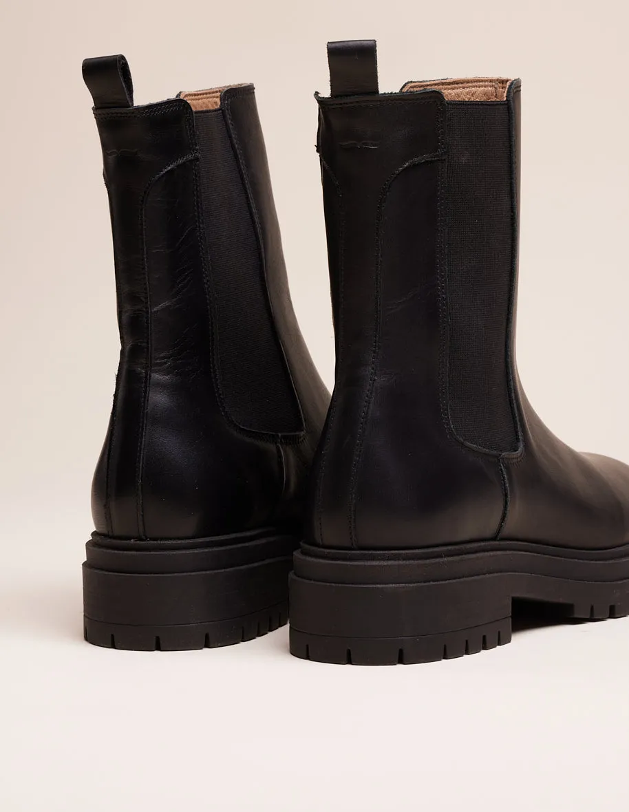 Bottines Amélie - Cuir noir