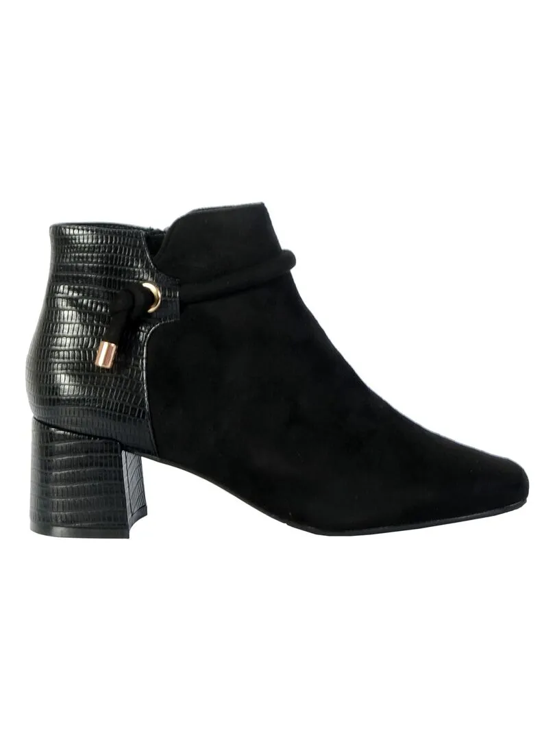 Bottines Talon The Divine Factory QL4052 - Noir