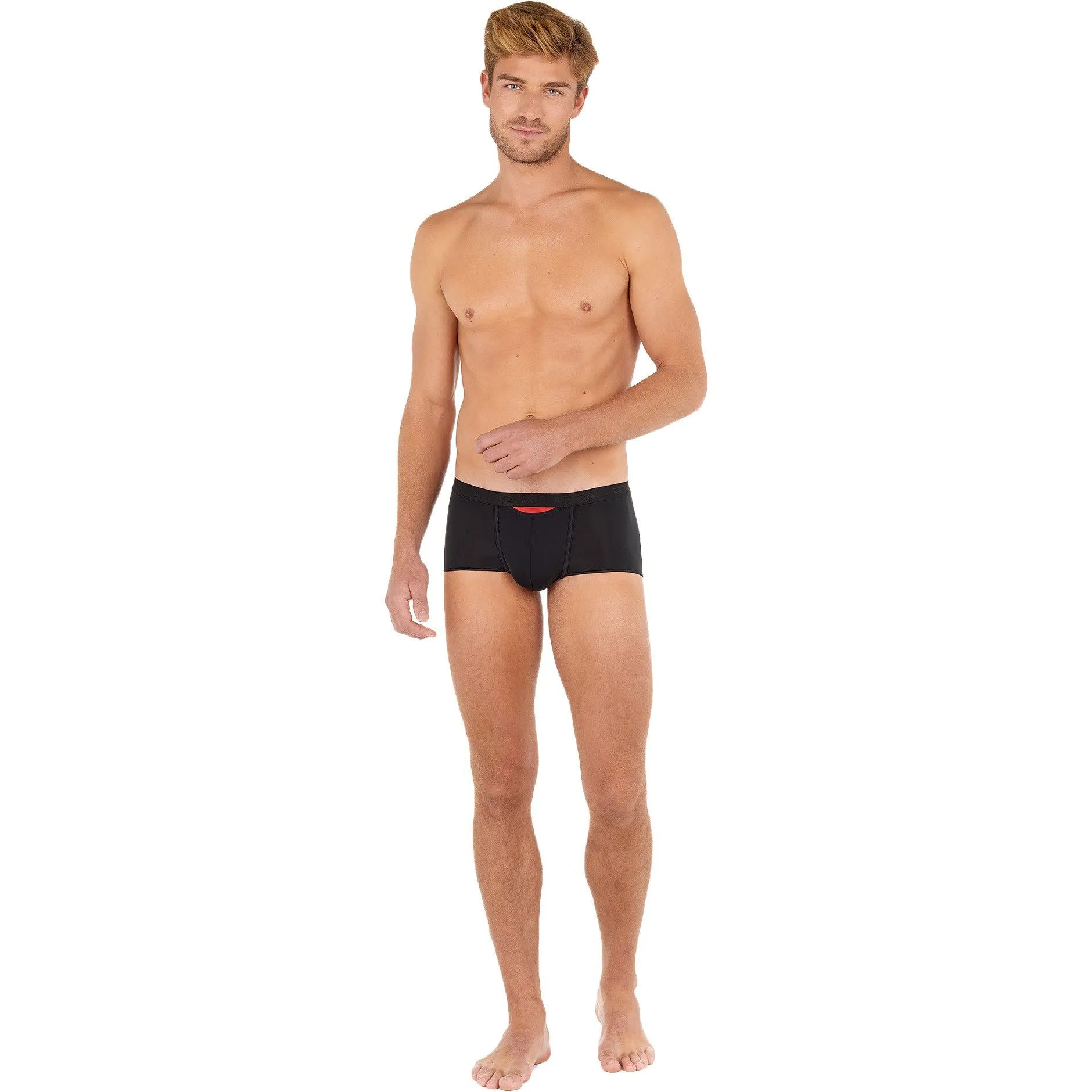 Boxer court HO1 Plume up EDITION LIMITEE - noir - HOM : vente short...