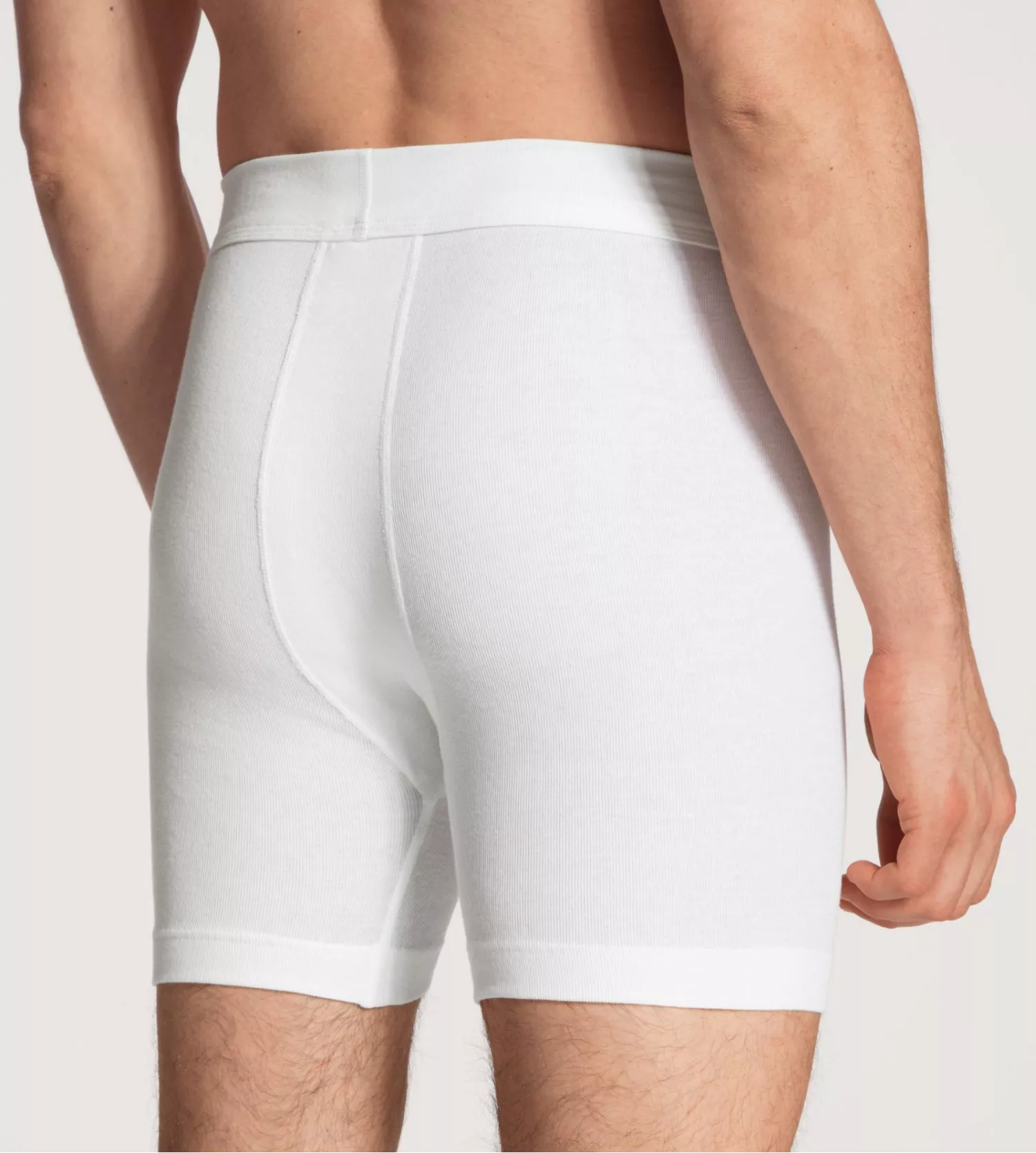 Boxer long Homme Classic Cotton BLANC 01 - Calida | Lingerie Sipp