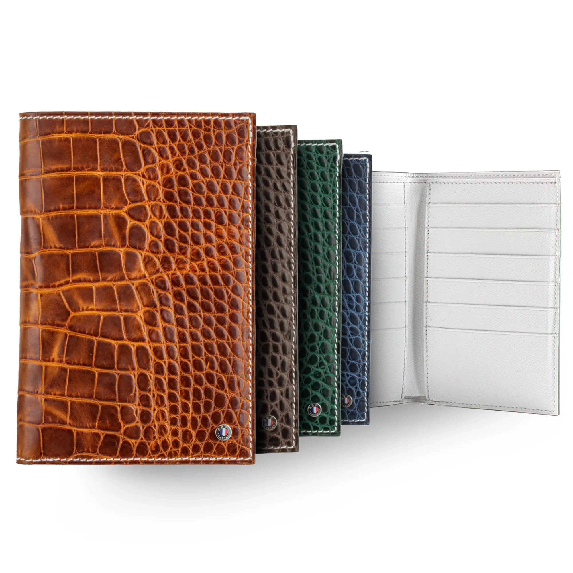 Business wallet « Radika » - Waxed Alligator