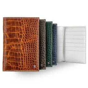 Business wallet « Radika » - Waxed Alligator