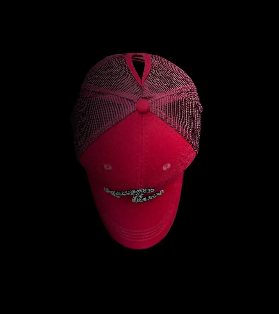 Casquette Spark-AL 2.0 Bordeaux - Queue de Cheval Haute