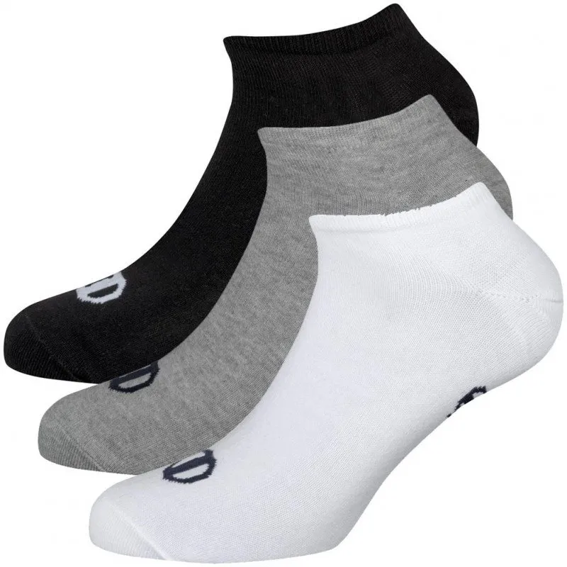 CHAMPION 3 paires Socquettes Homme Coton NOSHOW Gris Blanc Noir