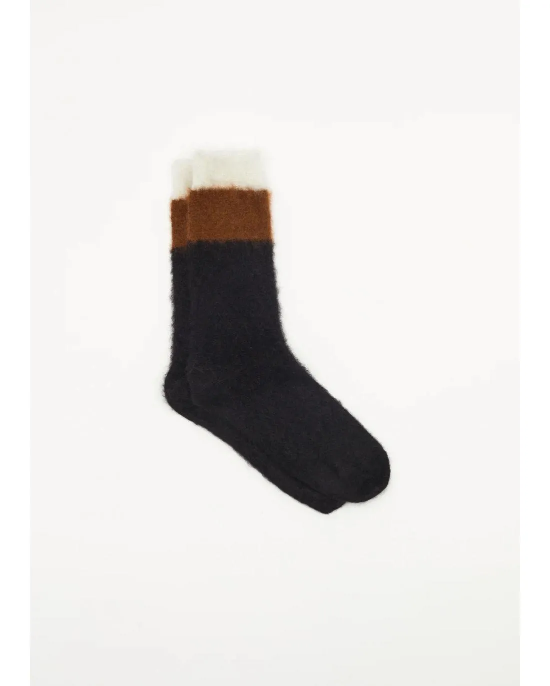 CHAUSSETTES THREE COLORS BLACK/TABACCO/CREAM - Plan C | Chez Maman Rouen