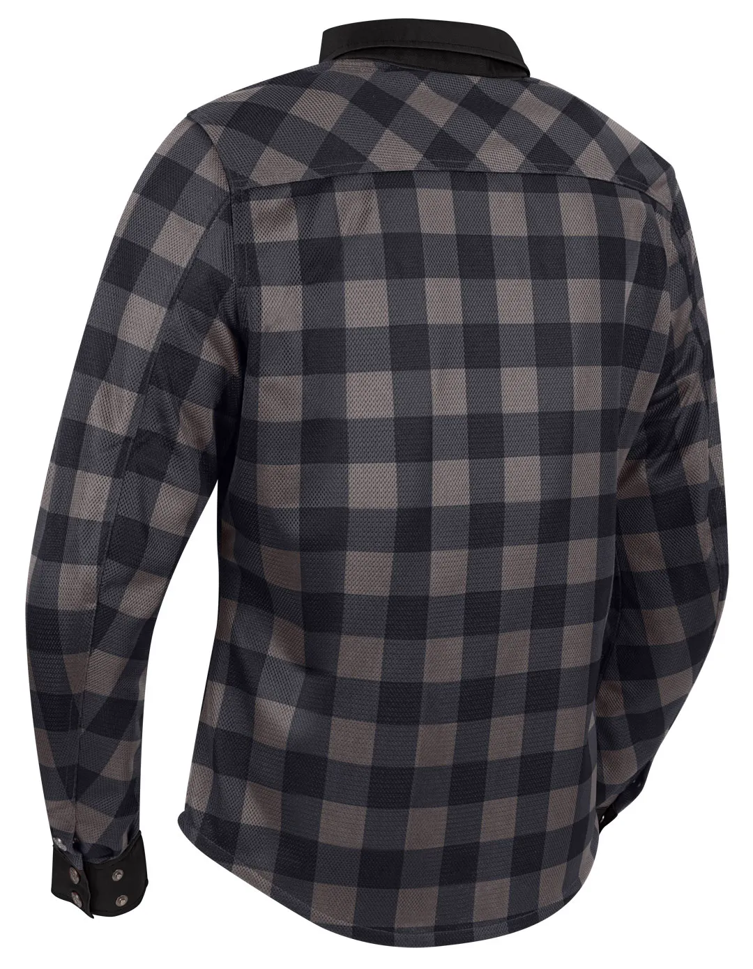 Chemise Segura Jovan mesh gris, surchemise moto été