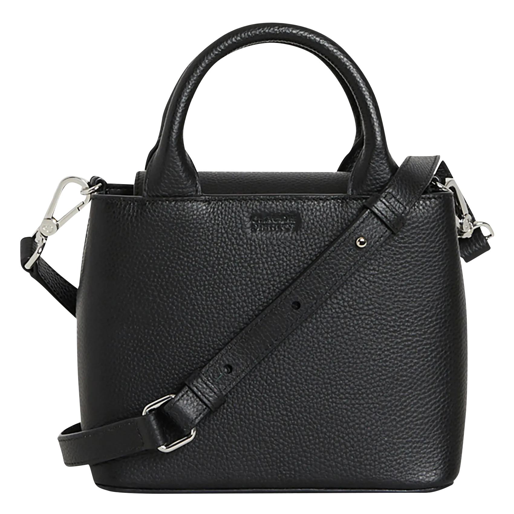 CLAUDIE PIERLOT  Mini sac à main en cuir lisse - Noir