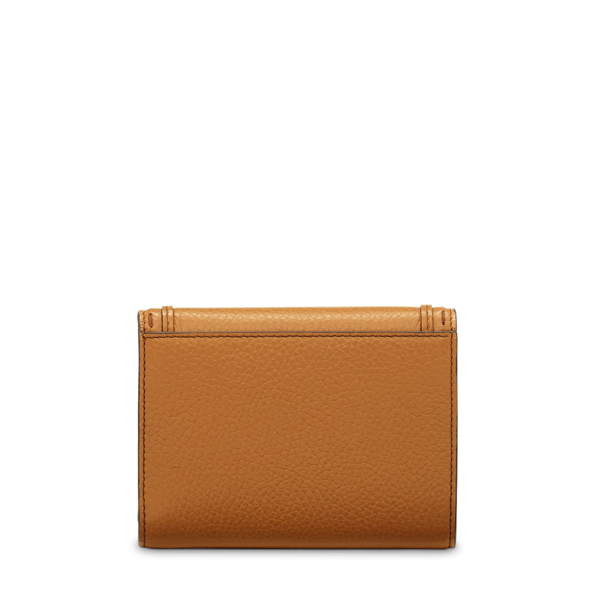 Compact medium wallet with flap