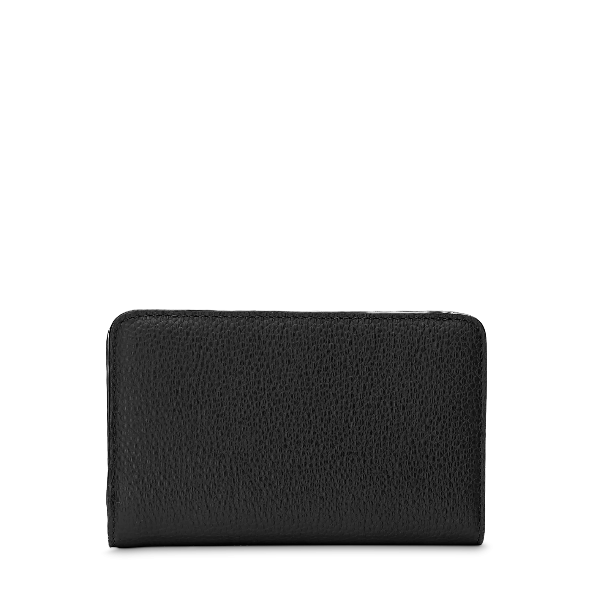 Compact rectangular zipped wallet