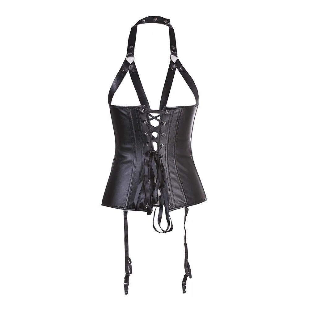 Corset Porte-jarretelles  Simili Cuir