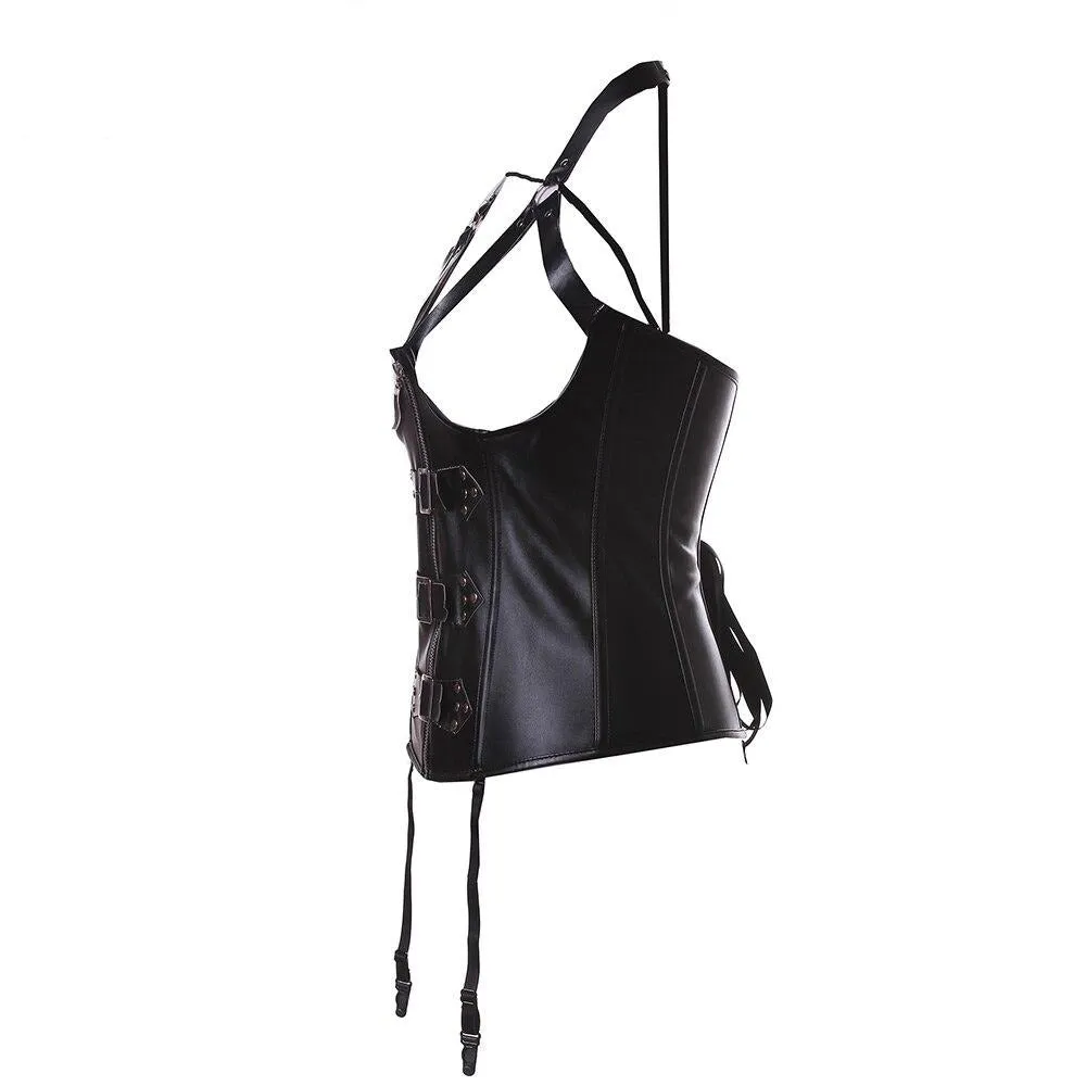 Corset Porte-jarretelles  Simili Cuir