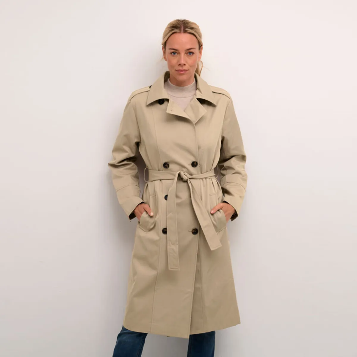 Cream Manteau trench Novinna - ÉTÉ 2024