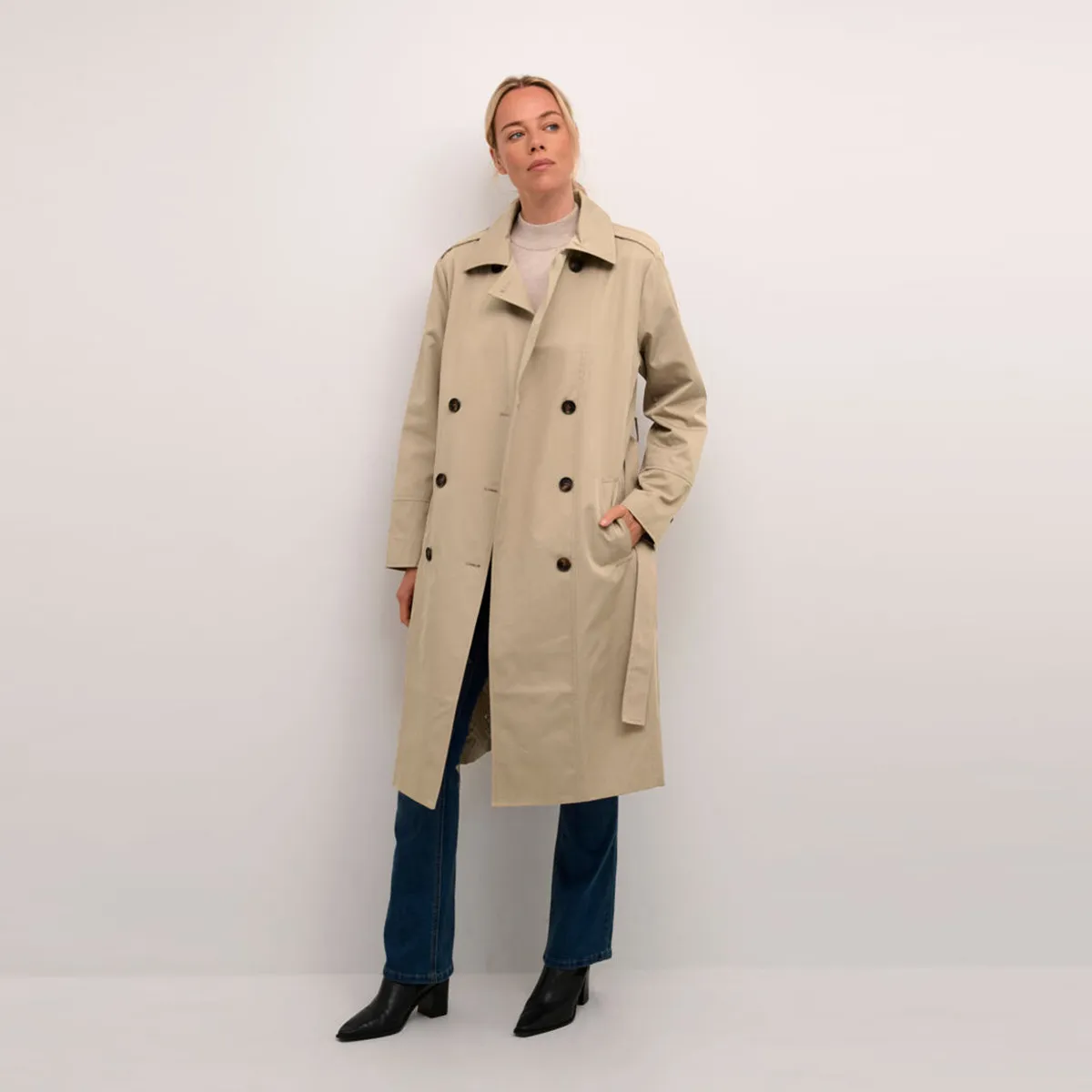 Cream Manteau trench Novinna - ÉTÉ 2024