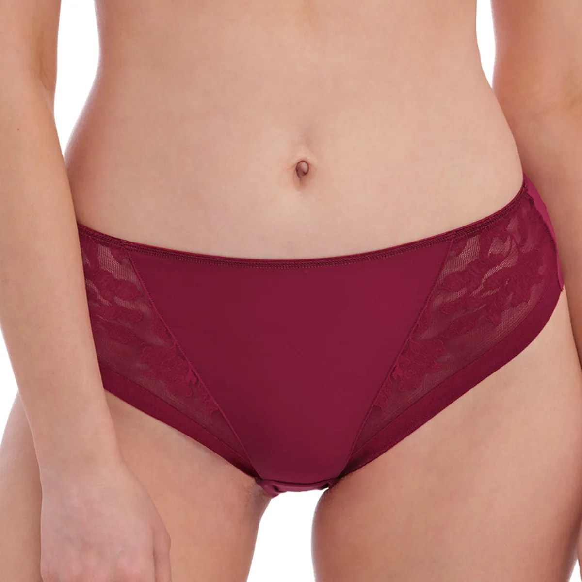 Culotte Illusion berry de Fantasie lingerie