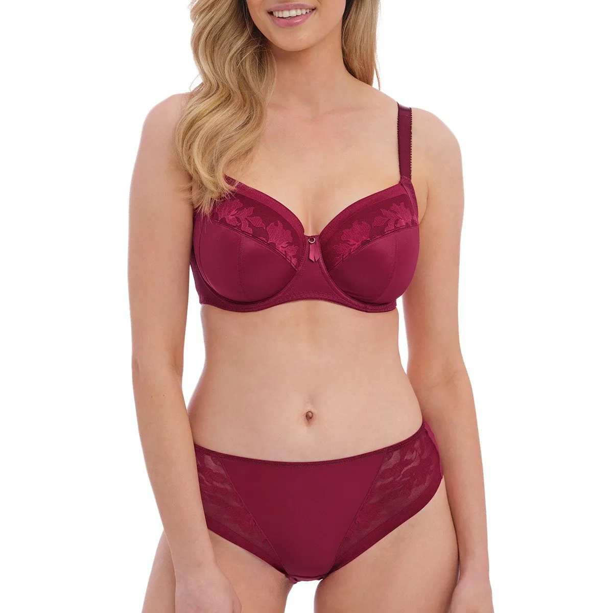 Culotte Illusion berry de Fantasie lingerie