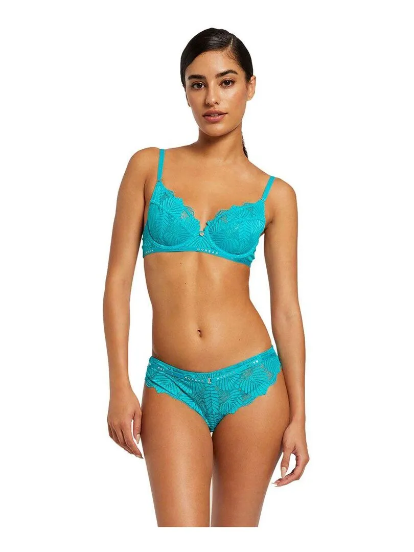 Culotte ZOE DENTELLE - Morgan Lingerie - Bleu